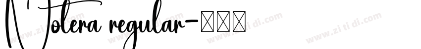 Notera regular字体转换